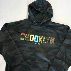 Vinnie's Brooklyn Hoodie - Pullover - Black Camo - Large